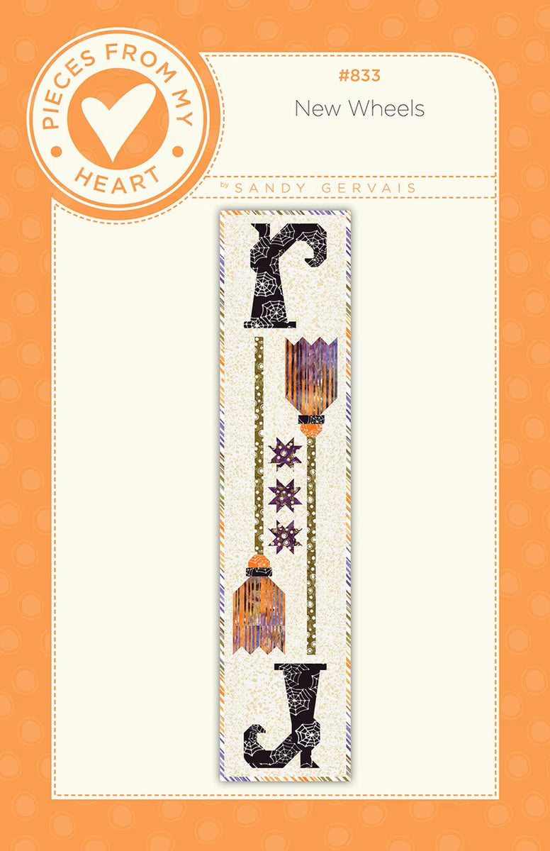 New Wheels Table Runner Pattern
