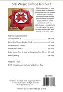 Star Weave Tree Skirt Pattern