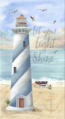 TT Let Your Light Shine Lighthouse Panel