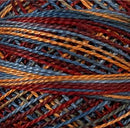 Valdani Pearl Cotton Size 12 Variegated Rooster Tail