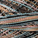 Valdani Pearl Cotton Size 12 Variegated Blue Leopard