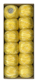 Valdani Variegated Pearl Cotton Size 8 Spring Lights