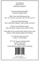 Sew Blessed Embroidery Pattern