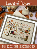 Primrose Cottage Stitches Leaves Of Autumn Cross Stitch Pattern