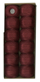 Valdani Pearl Cotton Size 12 Rusty Burgundy