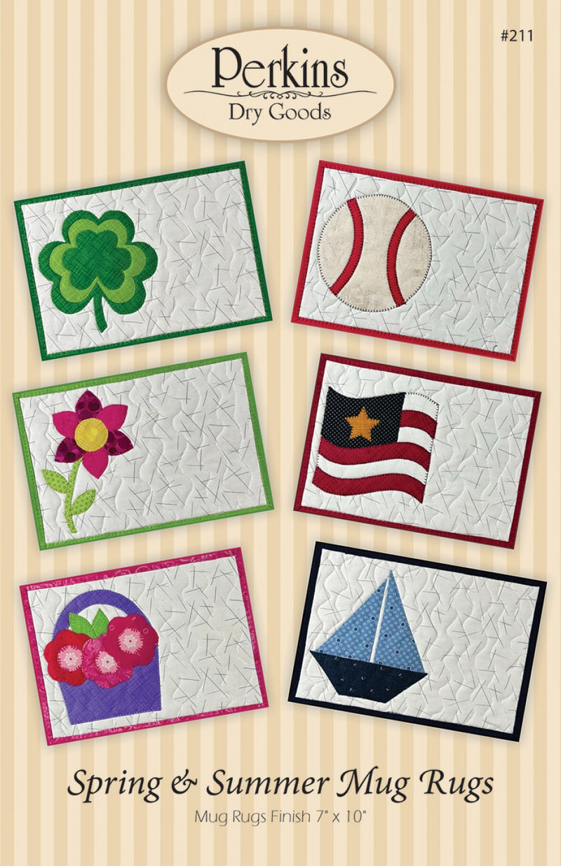 Spring And Summer Mug Rugs Pattern