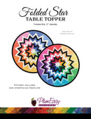 Plum Easy Patterns Folded Star Table Topper Pattern