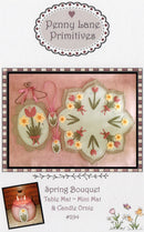 Penny Lane Primitives Spring Bouquet Wool Felt Table Mat Pattern