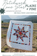 Patchwork Lone Star Quilt Pattern From Plains And Pine