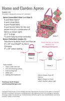 Poorhouse Quilt Designs Home And Garden Apron