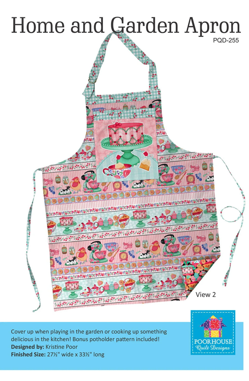 Poorhouse Quilt Designs Home And Garden Apron