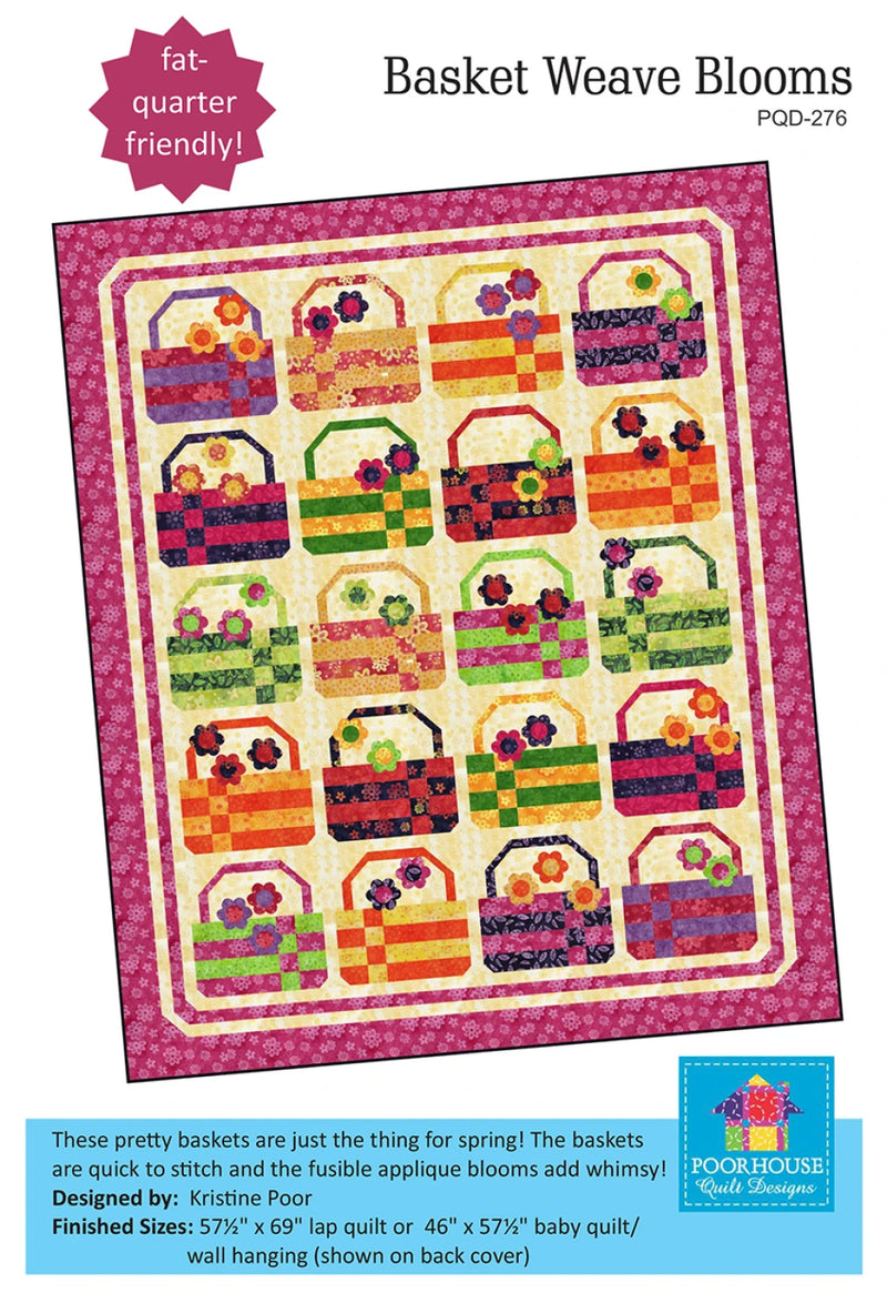 Basket Weave Blooms Pattern