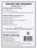 Stacked Tree Ornament Pattern