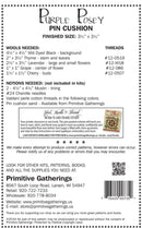 Purple Posey Pincushion Pattern