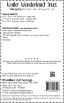 Winter Wonderland Trees Pattern