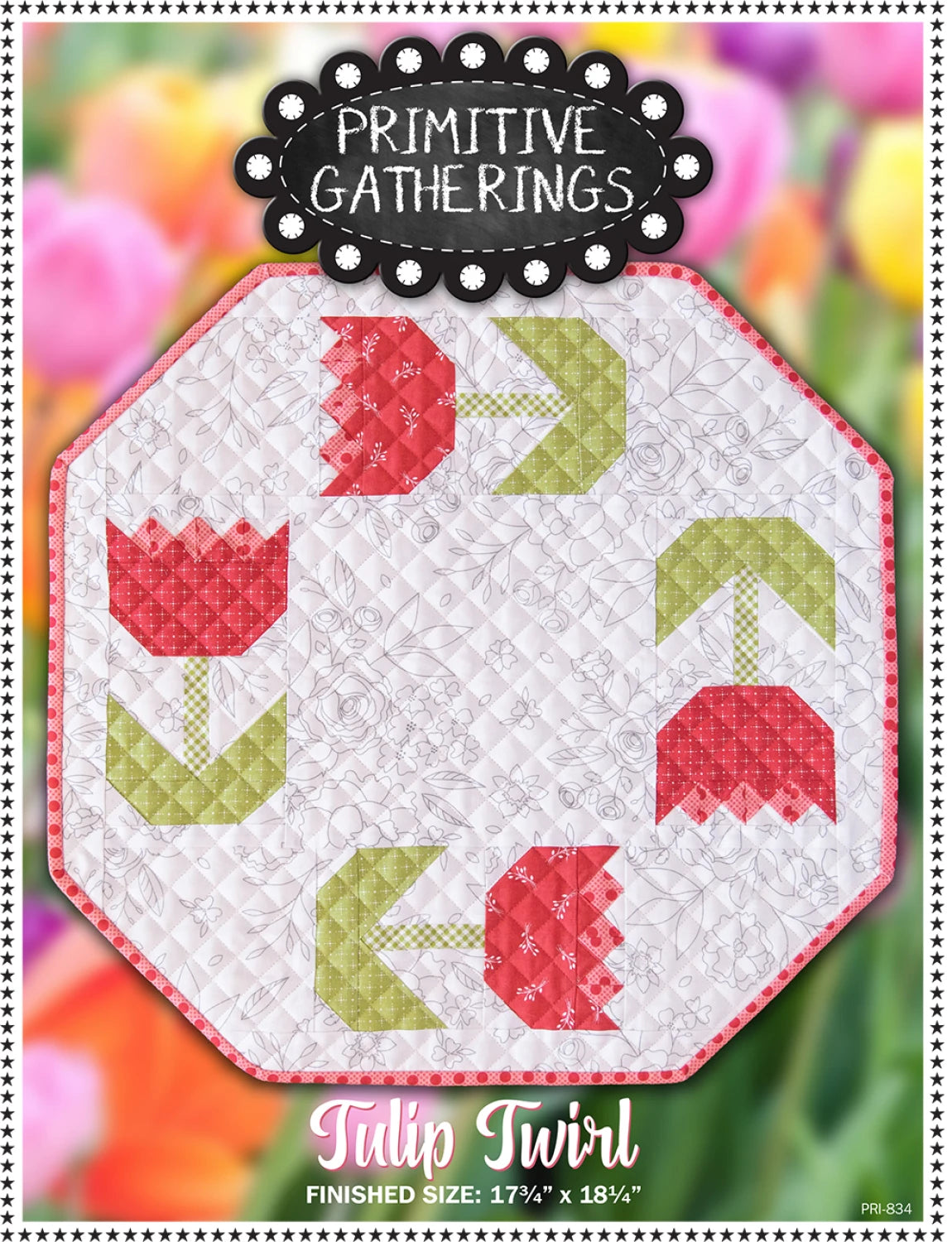 Tulip Twirl Table Topper Pattern