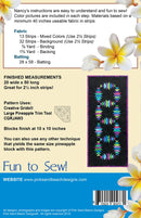 Starlight Table Runner Pattern