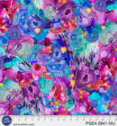 P & B Textiles Painted Sea Under The Sea Fabric