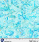 P & B Textiles Painted Linear Bursts Turquoise Fabric