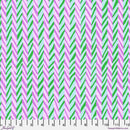 Kaffe Fassett Herringbone Stripe Blue Fabric