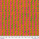 Kaffe Fassett Herringbone Stripe Orange Fabric