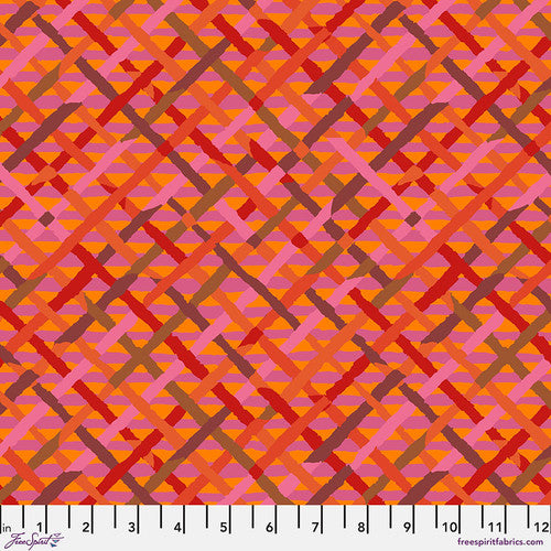 Kaffe Fassett Mad Plaid Red Fabric