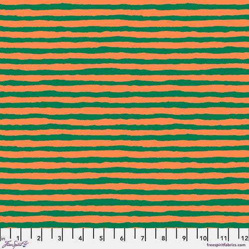 Kaffe Fassett Green Comb Stripe Fabric