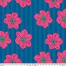Kaffe Fassett Zebra Lily Blue Fabric