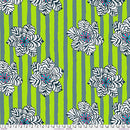 Kaffe Fassett Zebra Lily Green Fabric