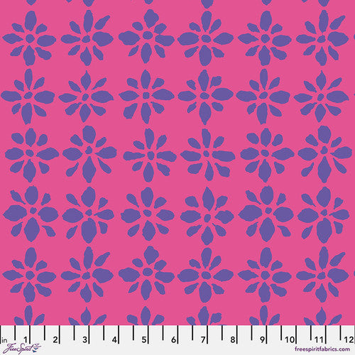 Kaffe Fassett Snow Flower Pink Fabric