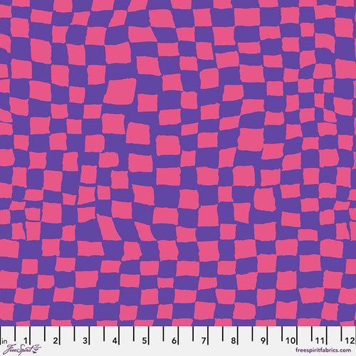 Kaffe Fassett Gameboard Purple Fabric