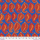 Kaffe Fassett Pasha Paisley Blue Fabric