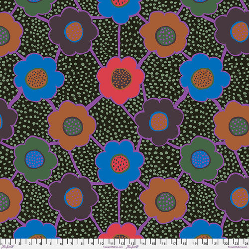 Kaffe Fassett Floral Connections Dark Fabric