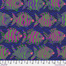 Kaffe Fassett Minnows Blue Fabric