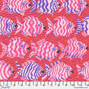 Kaffe Fassett Minnows Red Fabric