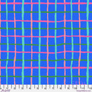 Kaffe Fassett Collective Grid Blue Fabric