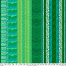 FreeSpirit Flying South Stripes Sea Green Fabric