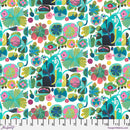 FreeSpirit Colori Lemon Blue Fabric