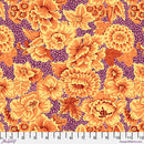 Kaffe Fassett Floral With Dots Plum Fabric