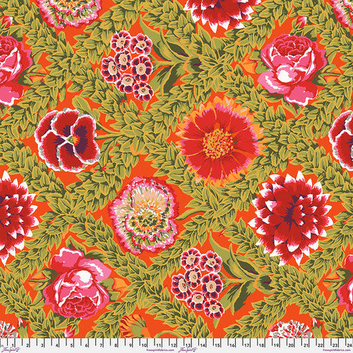 Kaffe Fassett Flower Lattice Circus Fabric