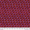 Kaffe Fassett Diagonal Poppy Aubergine Fabric