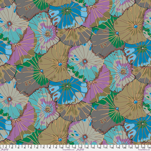 Kaffe Fassett Lotus Leaf Grey Fabric