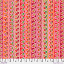 Kaffe Fassett Paisley Stripe Red Fabric