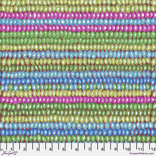 Kaffe Fassett Bead Stripe Moss Fabric