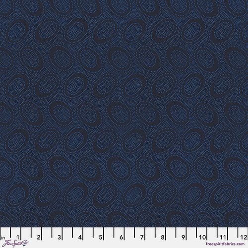 Kaffe Fassett Aboriginal Dot Midnight Fabric