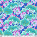 Kaffe Fassett Lake Blossoms Turquoise Fabric