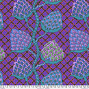Kaffe Fassett Blue Paisley Flower Fabric