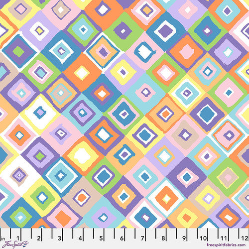 Kaffe Fassett Pastel Square Dance Fabric