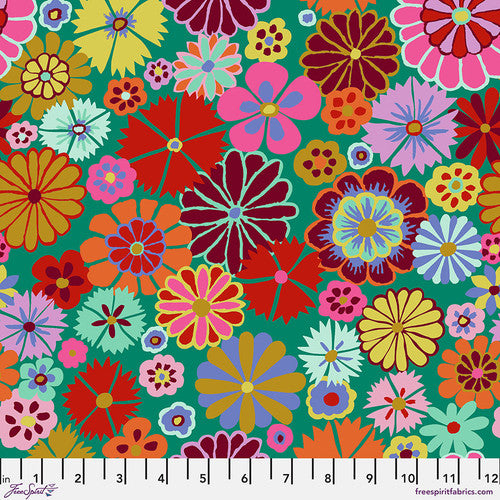 Kaffe Fassett Folk Flower Multi Fabric