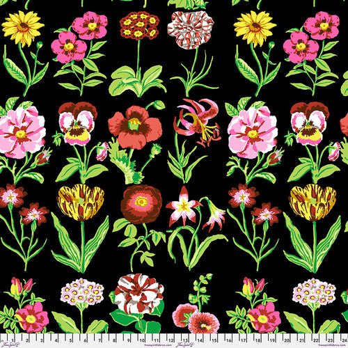 Kaffe Fassett Flower Studies Black Fabric